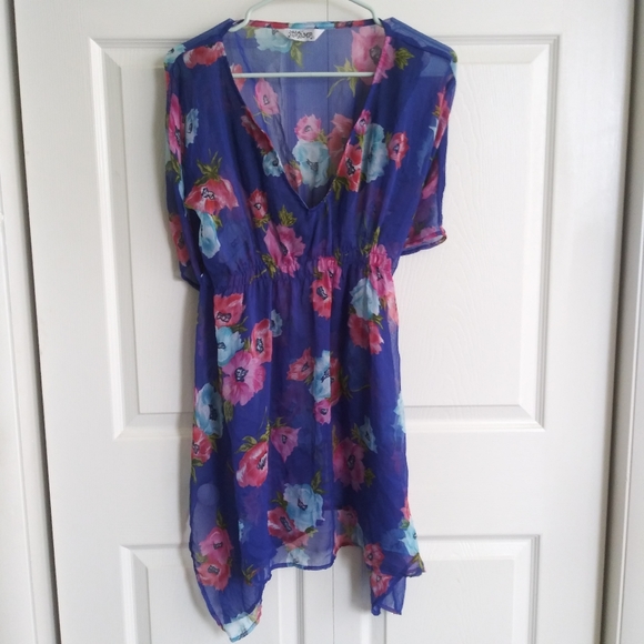 Tramp Bikini Cover Floral Sheer OS - Picture 2 of 4